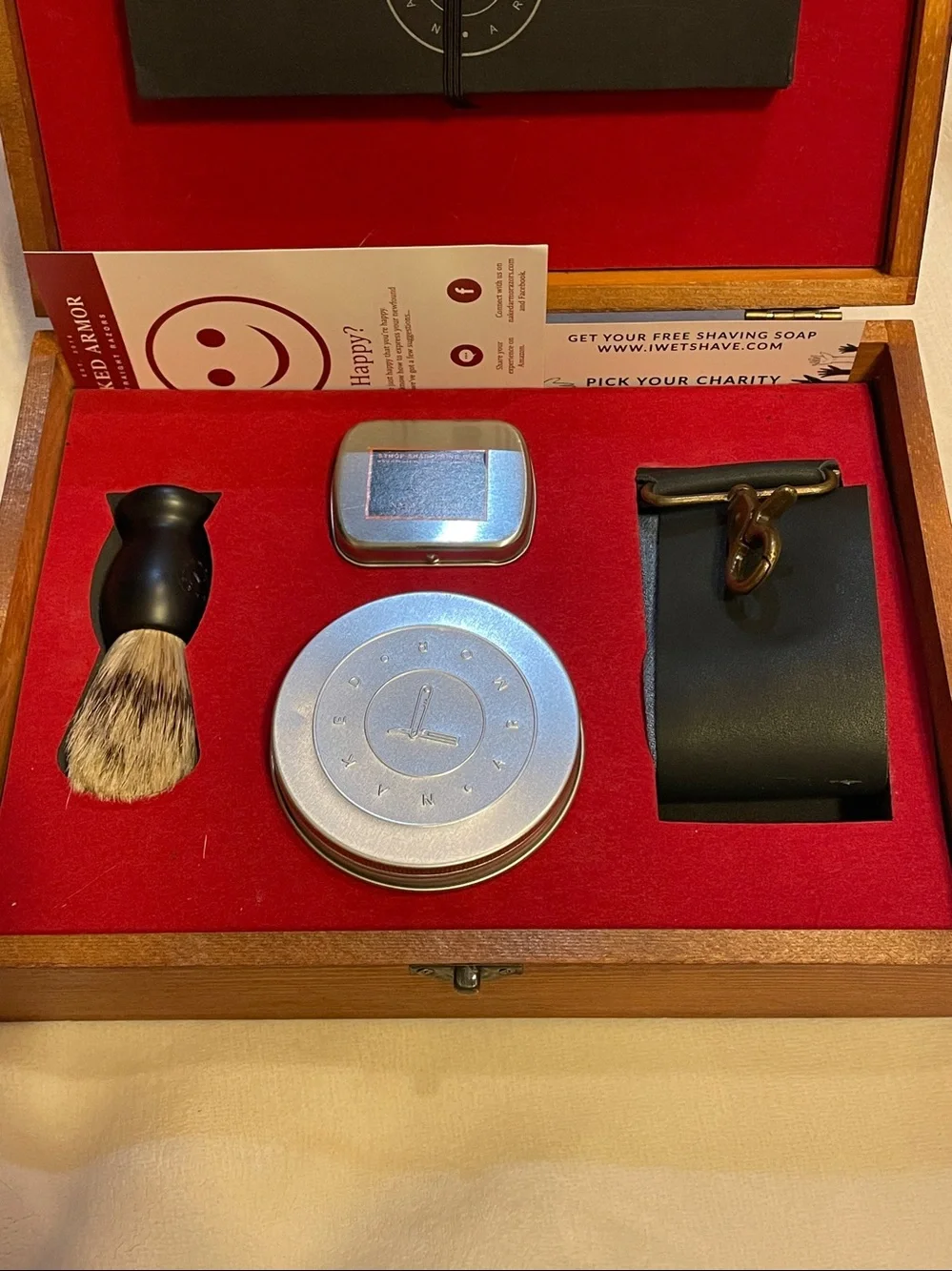 Naked Armor Solomon Straight Razor Kit 2018 NEW